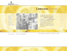Tablet Screenshot of lemonadestories.com